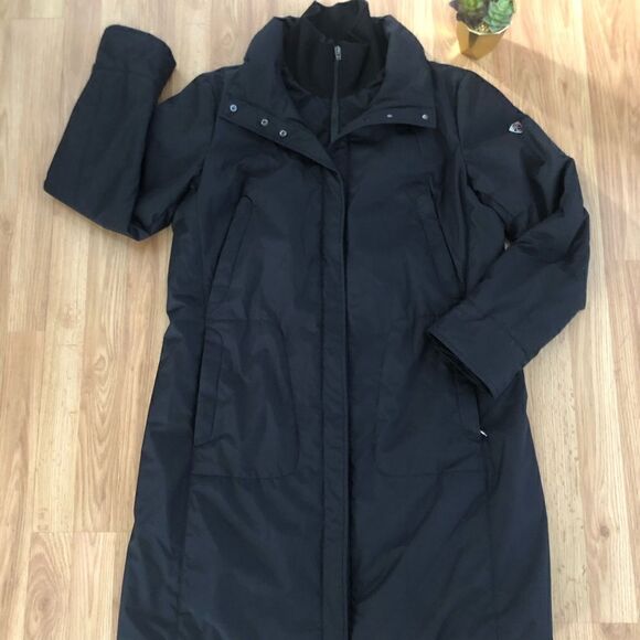 Post Card City Coat Black Made In Bulgaria - Picture 3 of 12